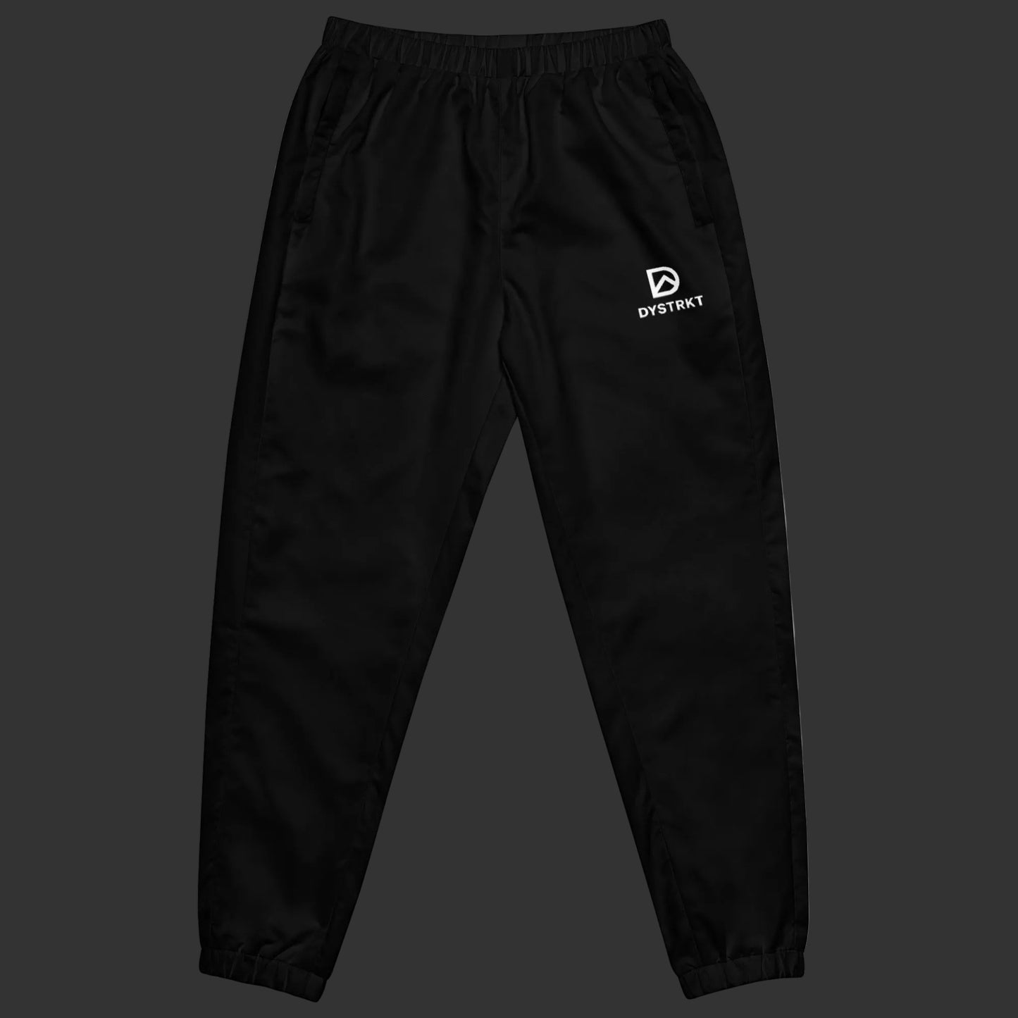 DYSTRKT Essential Pants Black | Pantalón negro streetwear premium