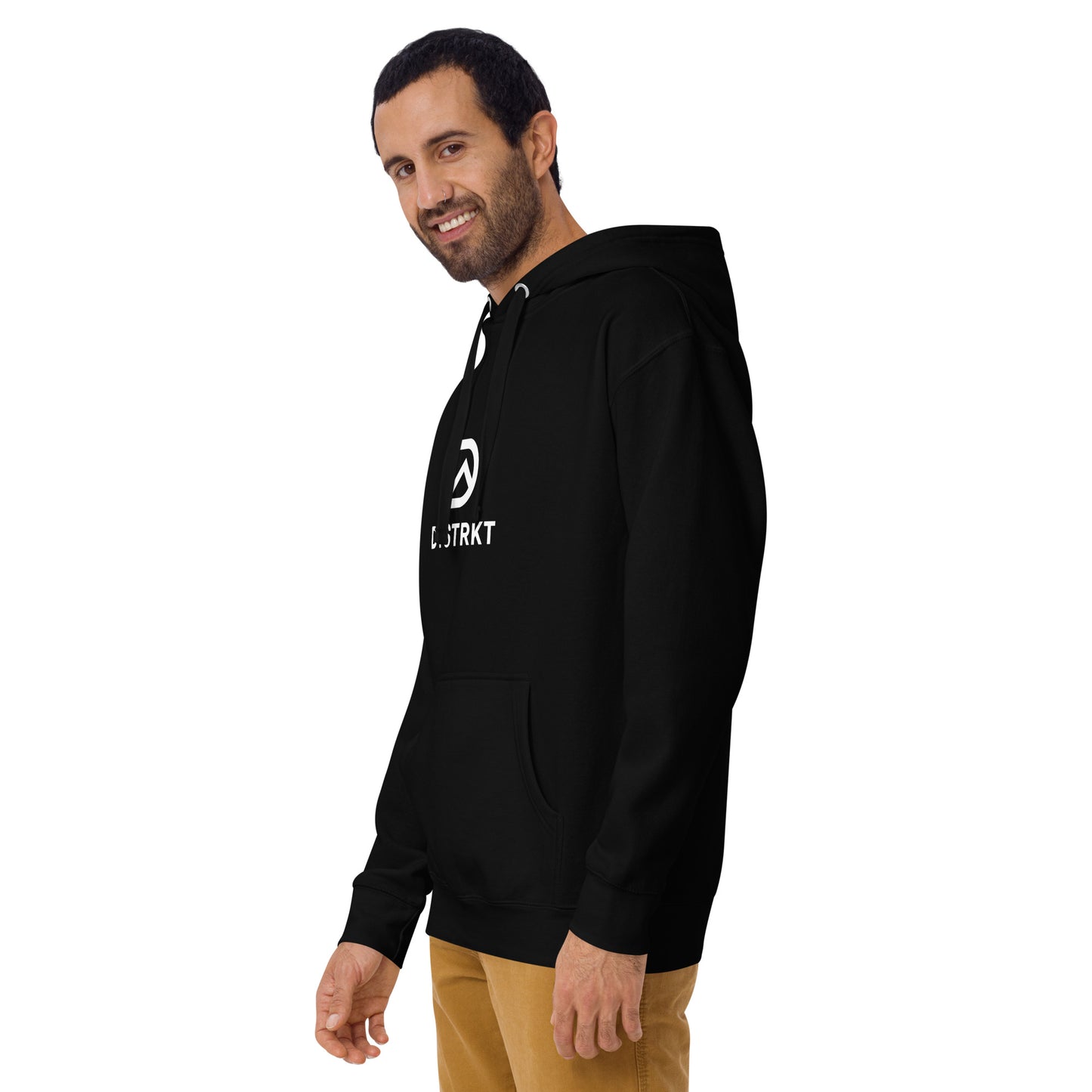 DYSTRKT Essential Hoodie Black | Sudadera negra streetwear premium