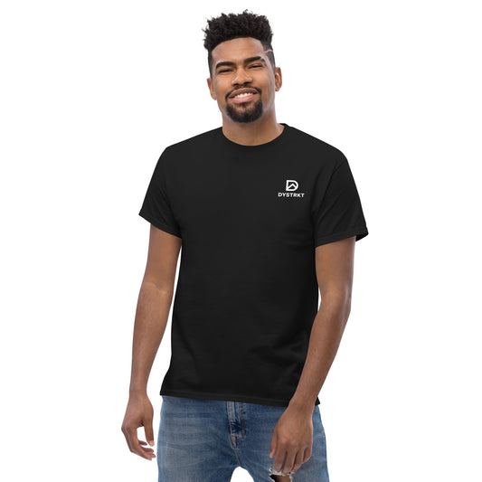 DYSTRKT Core Tee Black | Camiseta negra streetwear premium