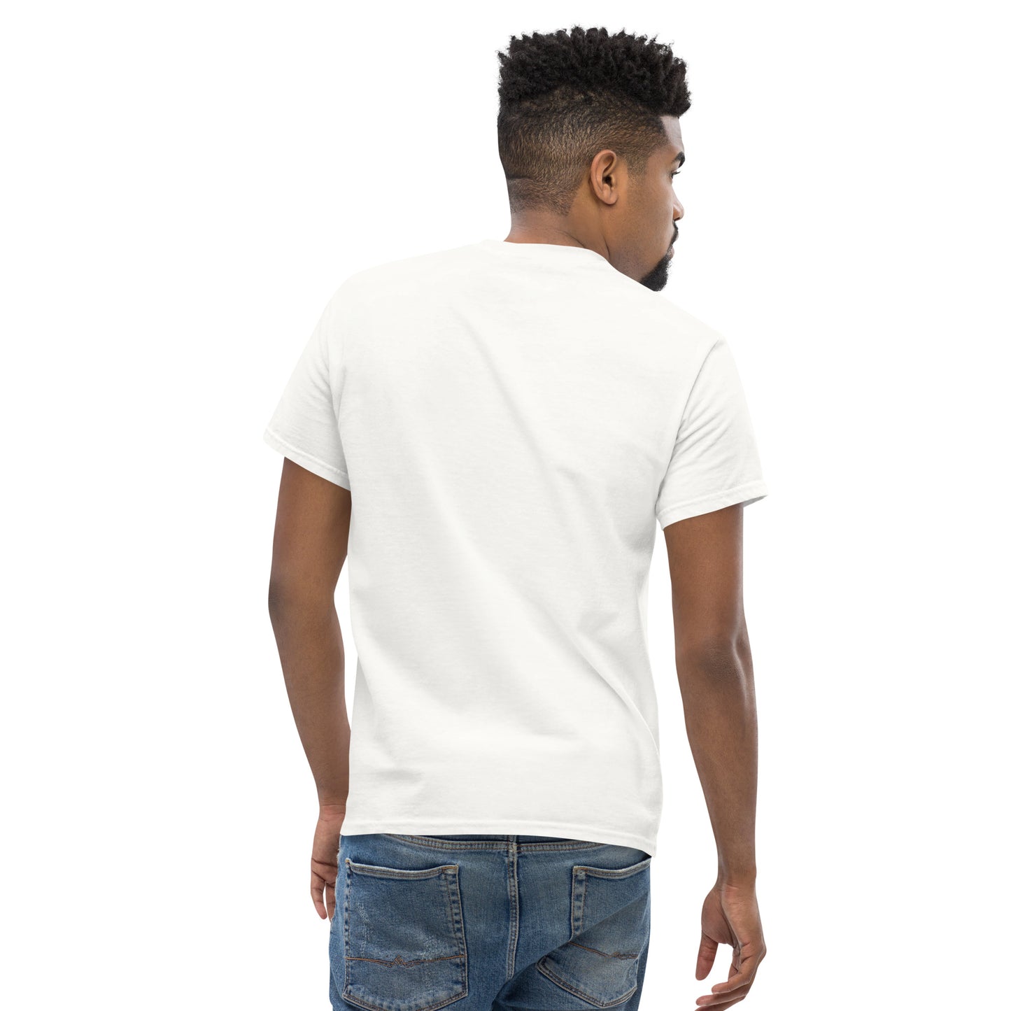 DYSTRKT Core Tee White/Grey | Camiseta blanca streetwear premium