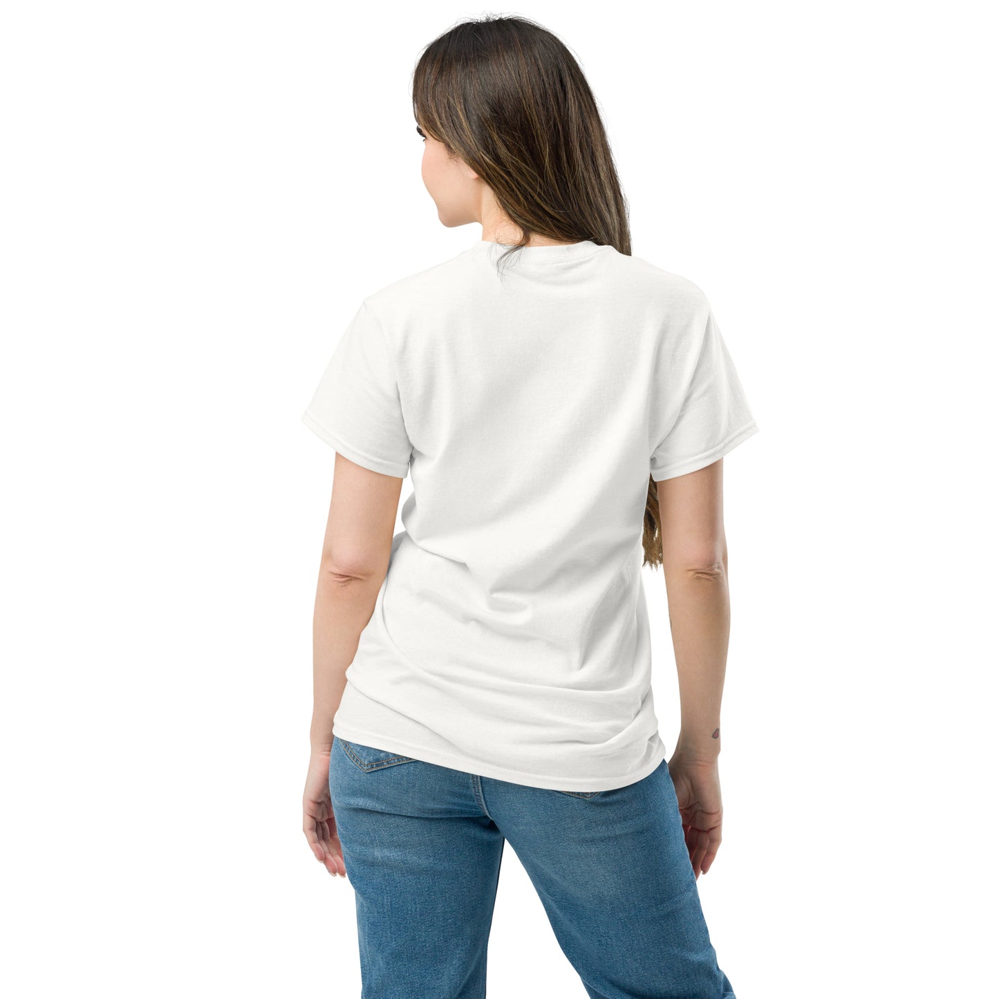 DYSTRKT Core Tee White/Grey | Camiseta blanca streetwear premium