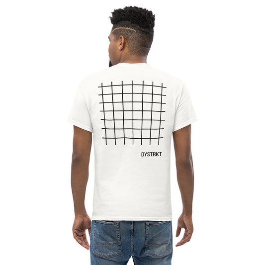 DYSTRKT Blueprint Tee White – Camiseta blanca streetwear premium