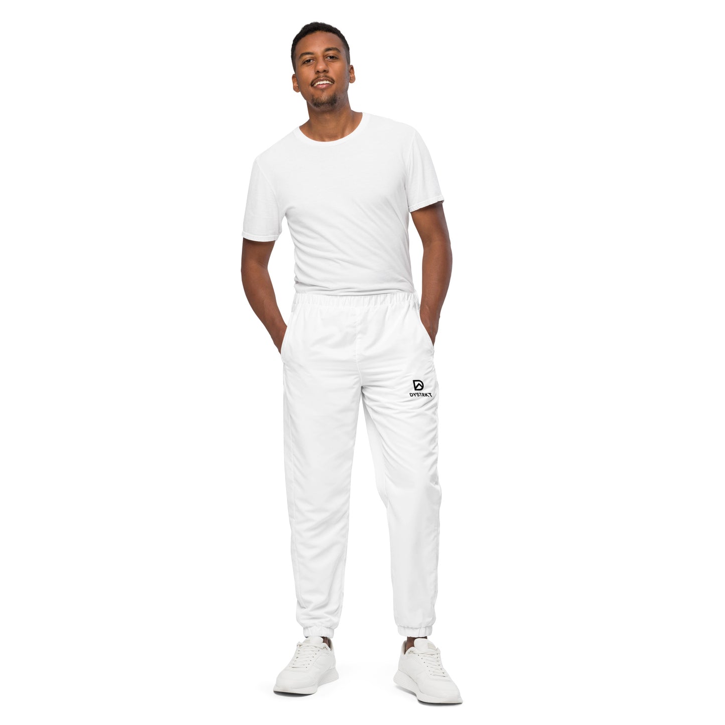 DYSTRKT Core Pants White | Pantalón blanco streetwear premium