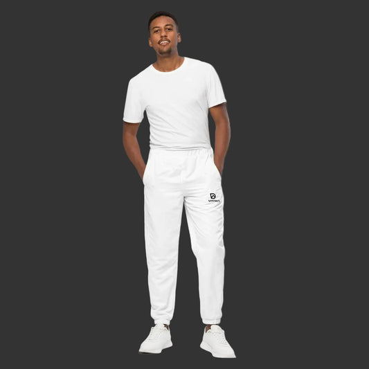 DYSTRKT Essential Pants White | Pantalón blanco streetwear premium