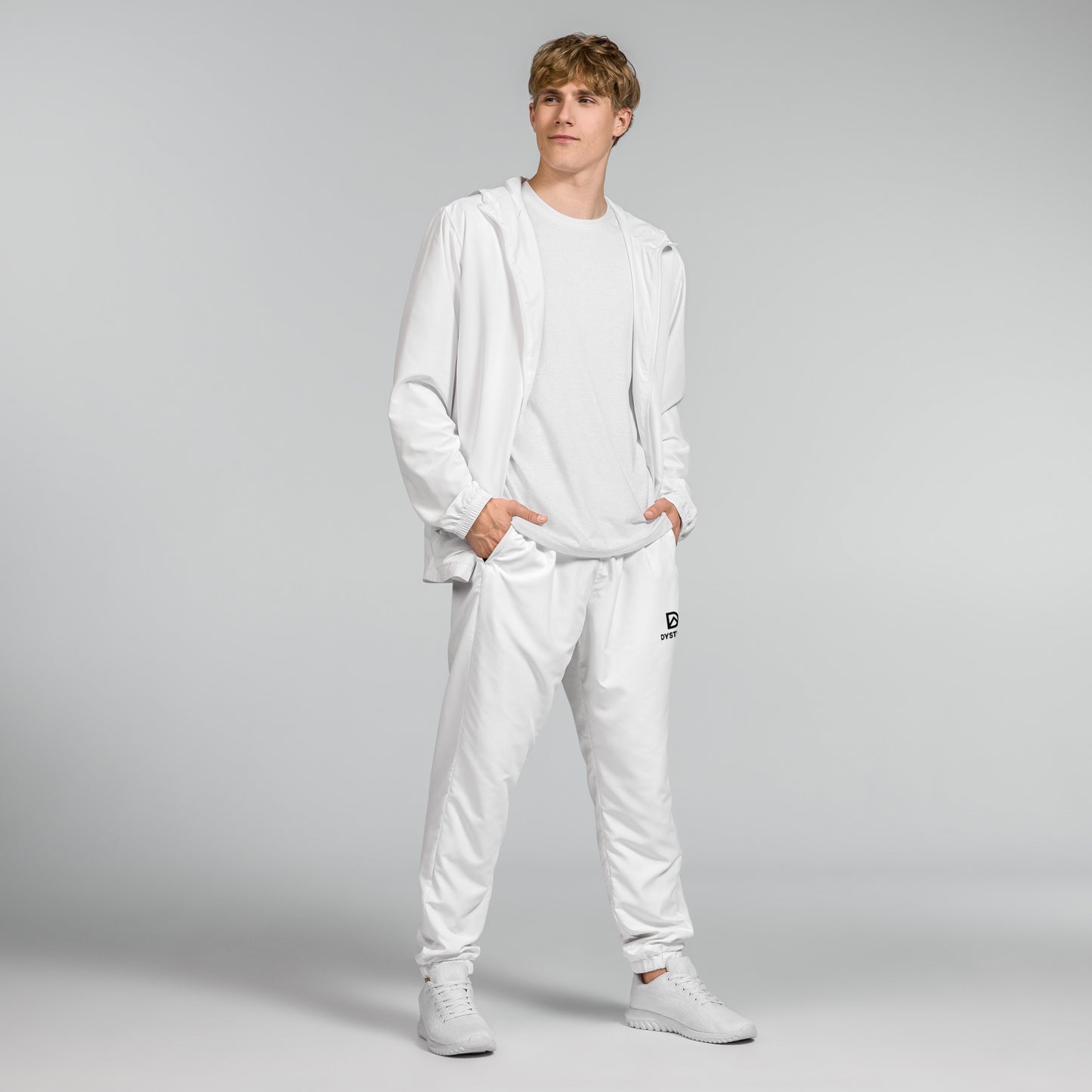 DYSTRKT Core Pants White | Pantalón blanco streetwear premium