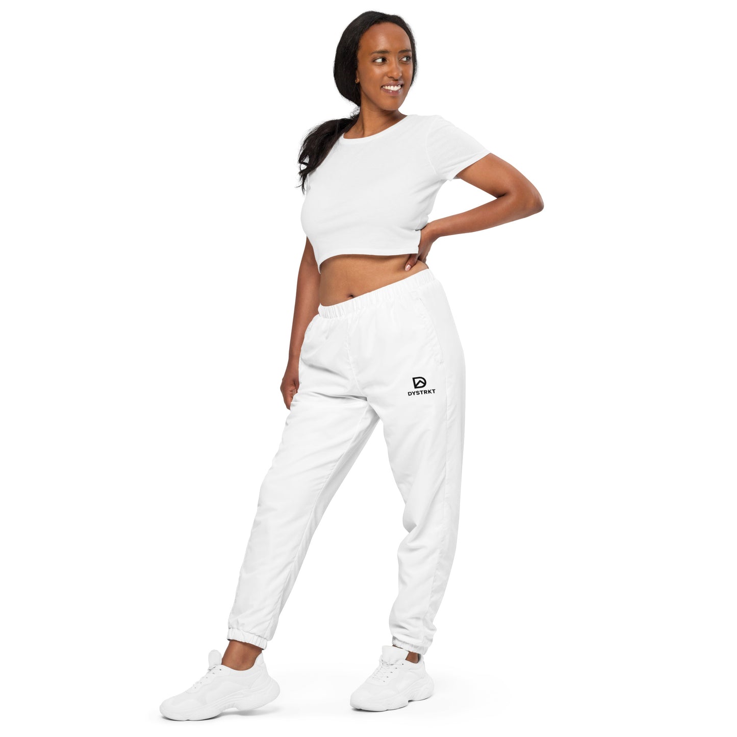 DYSTRKT Core Pants White | Pantalón blanco streetwear premium