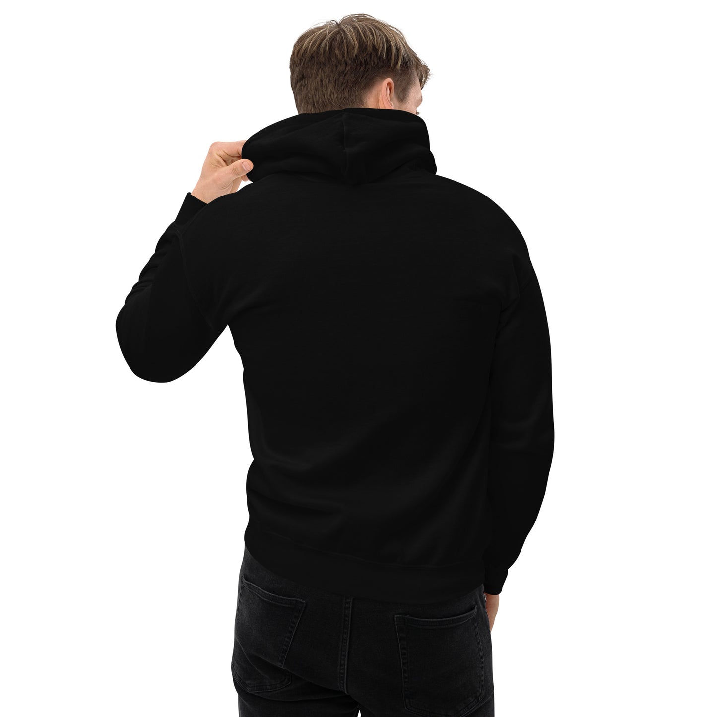 DYSTRKT Blueprint Hoodie Black – Sudadera negra streetwear premium